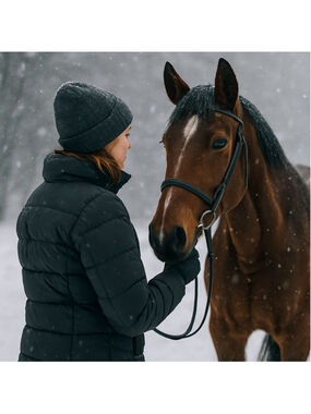 Mountain Horse Jacket Women S Down Filled Warm Puffer Equestrian Riding Black